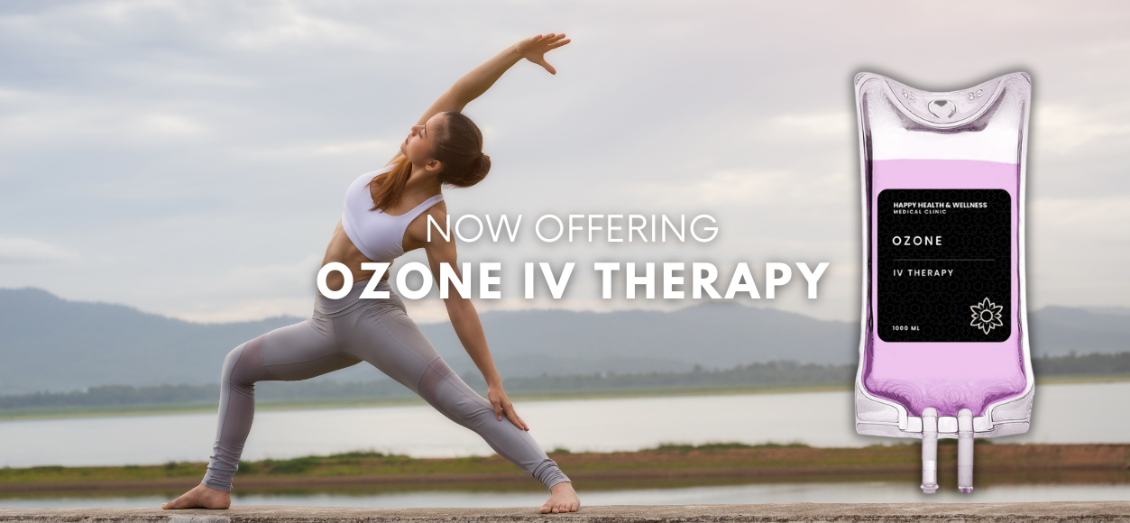 Experience the rejuvenating power of Ozone IV therapy at Happy Health & Wellness medical clinic